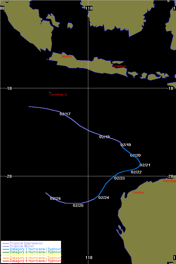 Unnamed Tropical Cyclone 199727