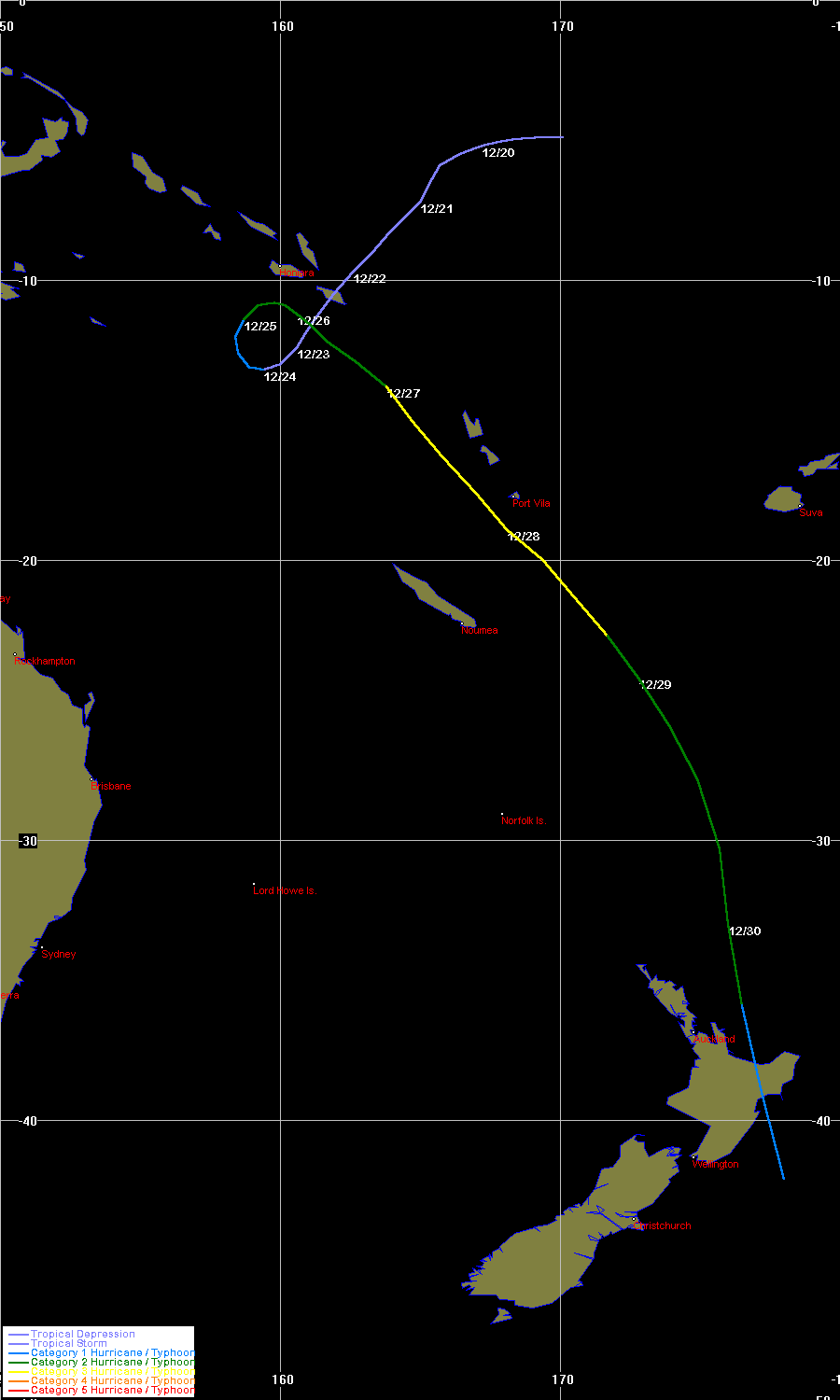 Tropical Cyclone Fergus