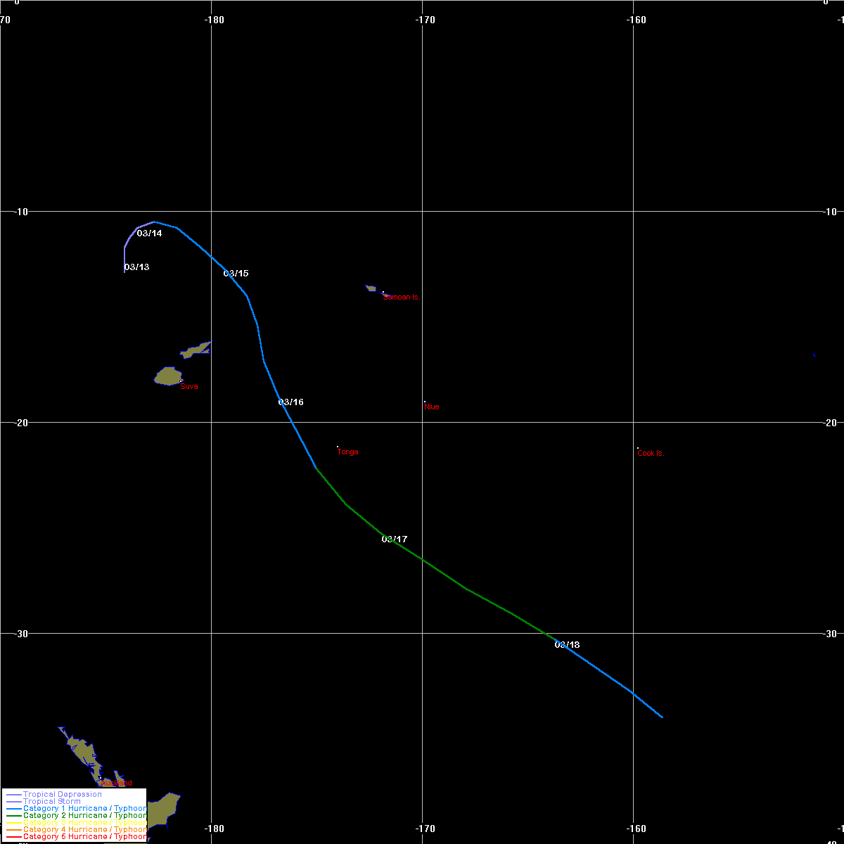 Tropical Cyclone Hina