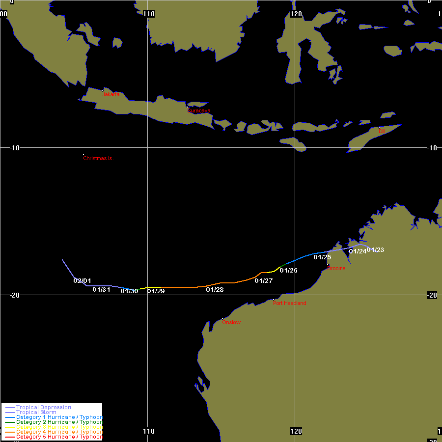 Tropical Cyclone Tiffany