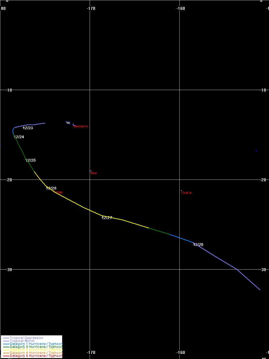 Tropical Cyclone Cora