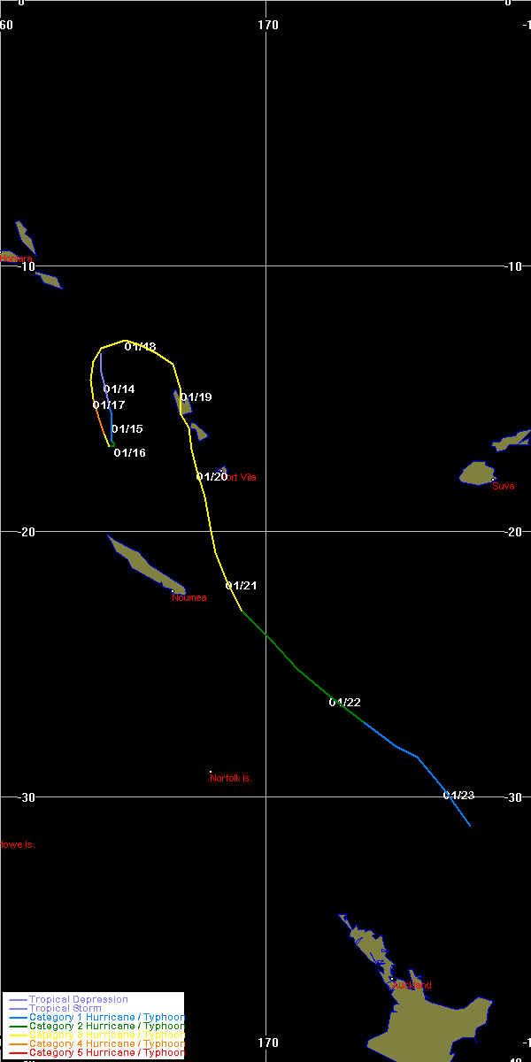 Tropical Cyclone Dani