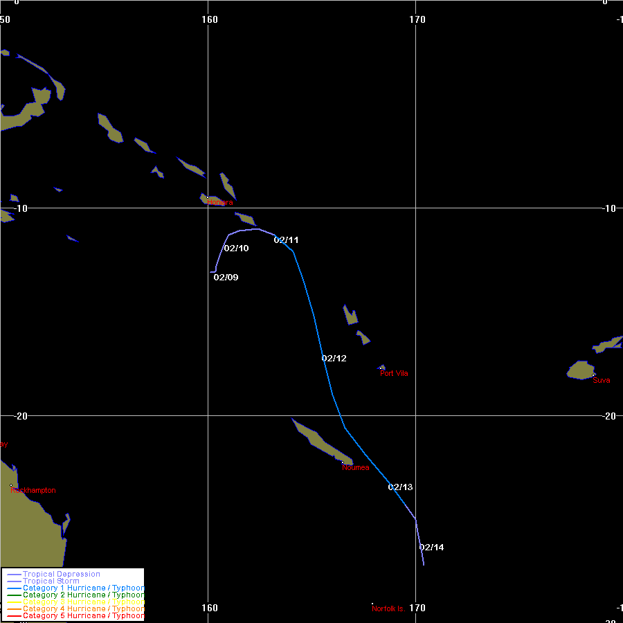 Tropical Cyclone Ella