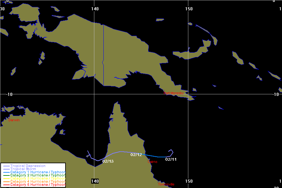 Tropical Cyclone Rona