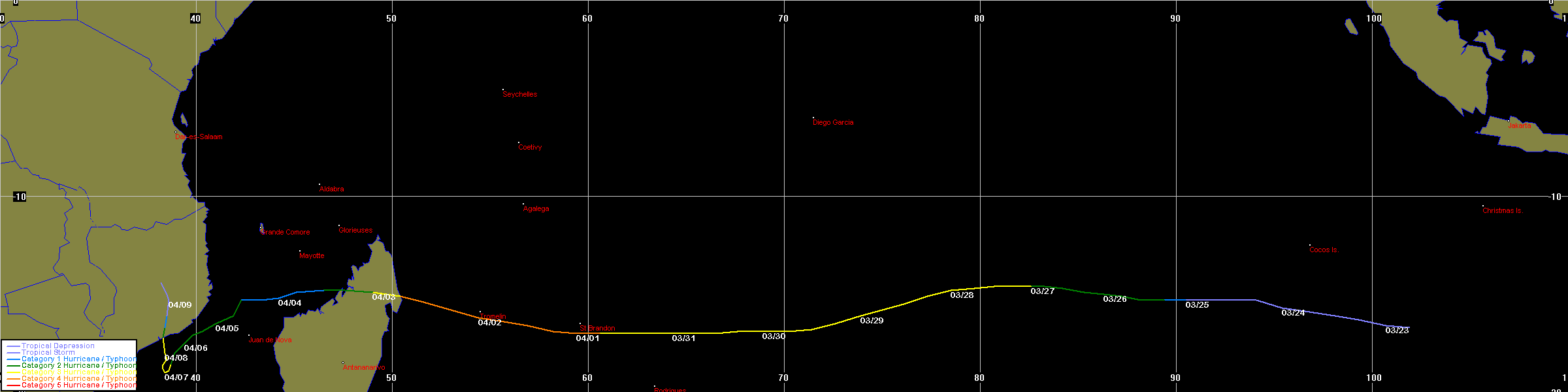 Tropical Cyclone Hudah