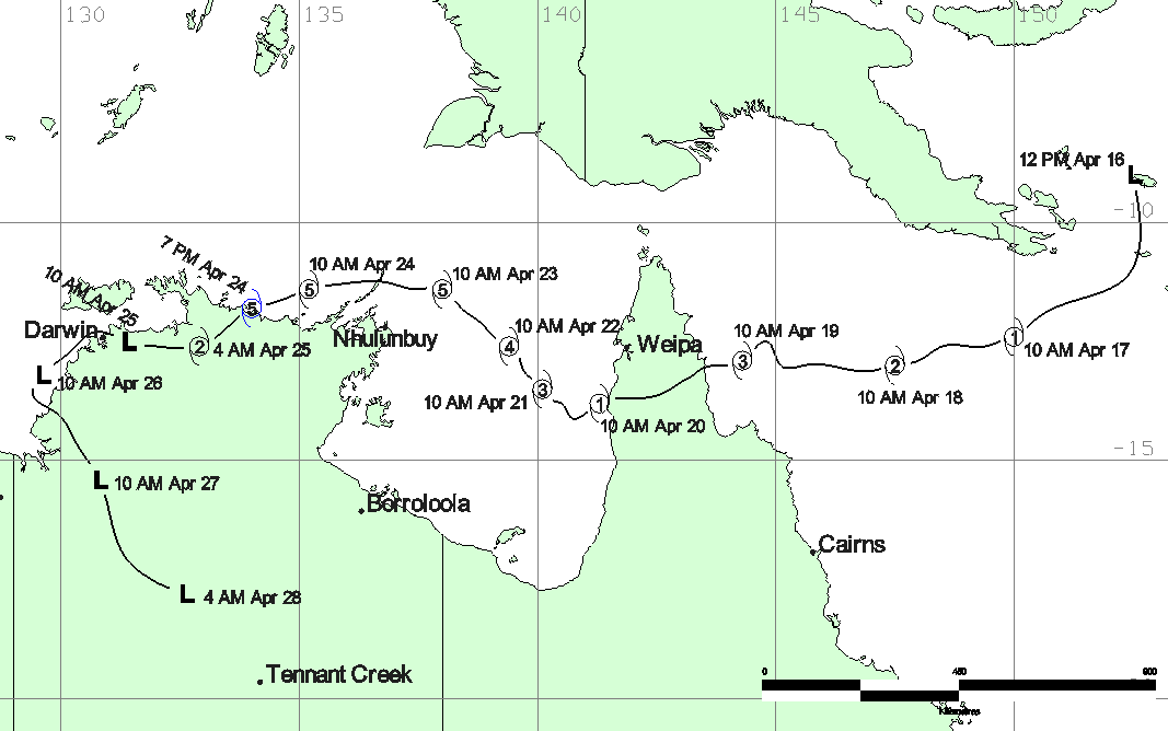 Tropical Cyclone Monica