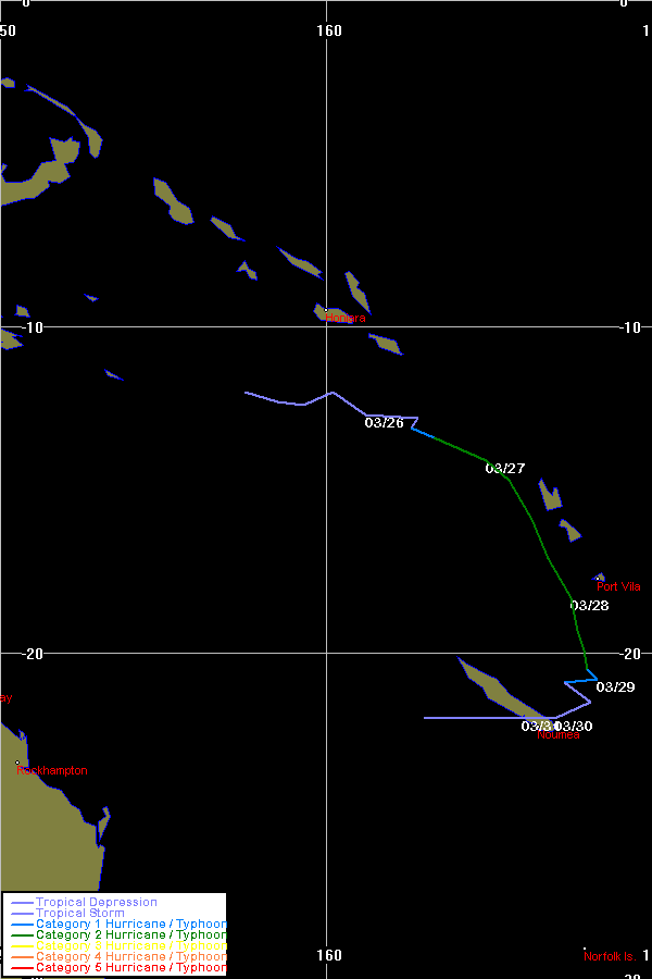 Tropical Cyclone Becky