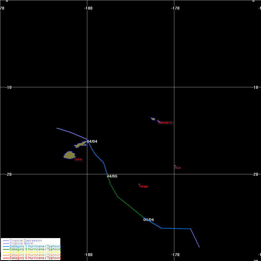 Tropical Cyclone Cliff