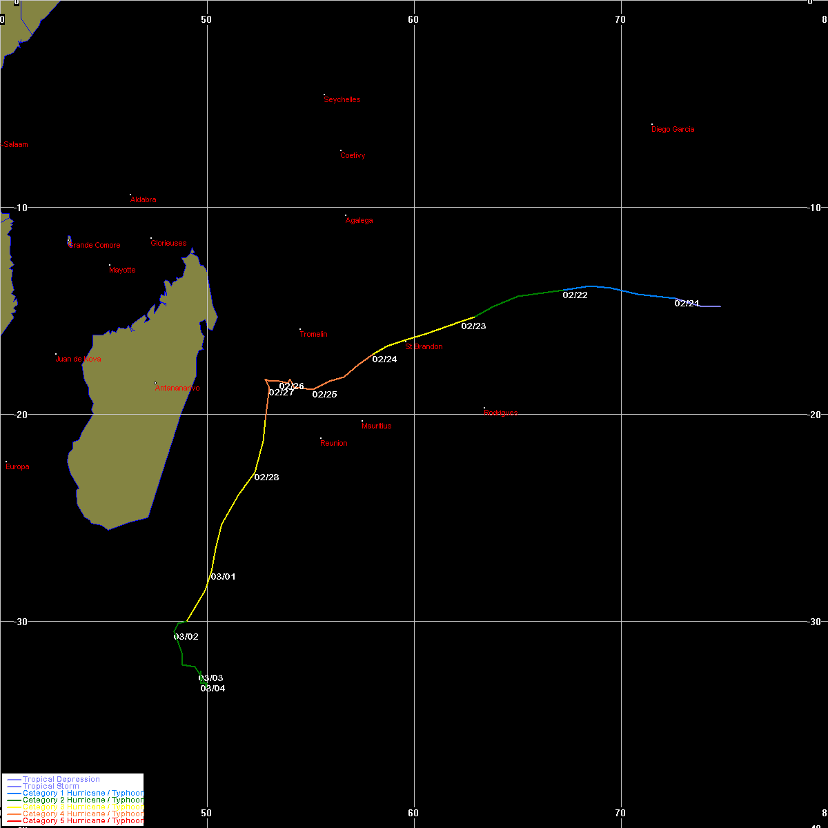 Tropical Cyclone Gamede