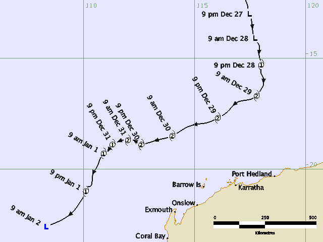 Tropical Cyclone Melanie