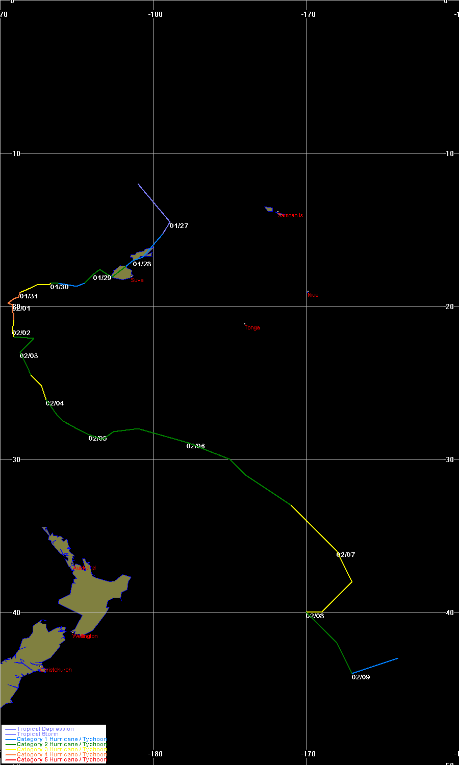 Tropical Cyclone Gene