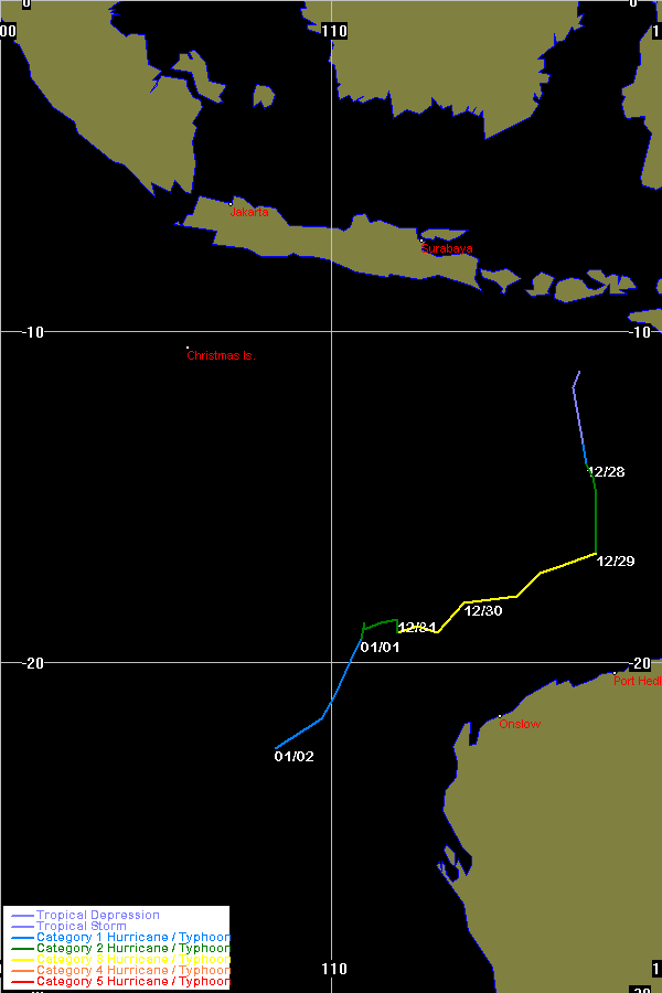 Tropical Cyclone Melanie