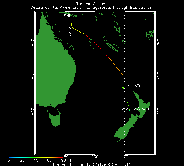 Tropical Cyclone Zelia