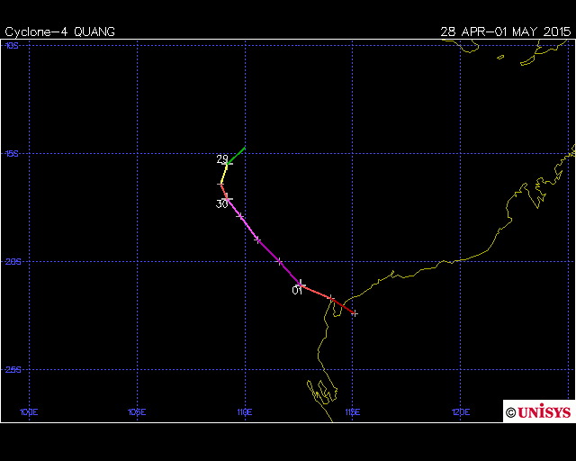 Tropical Cyclone Quang