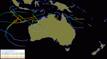 Bureau of Meteorology data