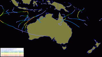 Bureau of Meteorology data