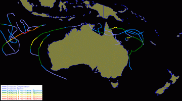 Bureau of Meteorology data