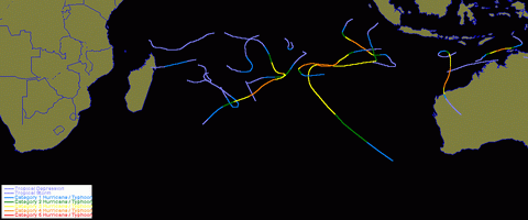 Joint Typhoon Warning Centre data