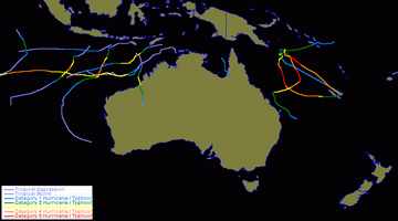 Bureau of Meteorology data