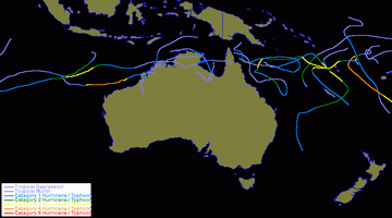 Joint Typhoon Warning Centre Data