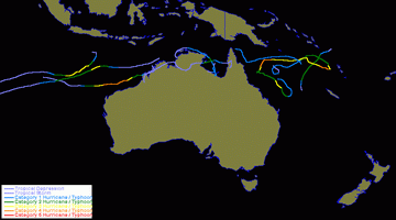 Bureau of Meteorology data