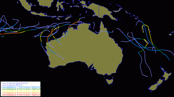 Joint Typhoon Warning Centre Data