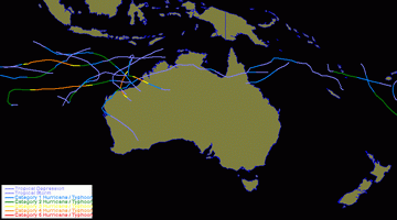 Joint Typhoon Warning Centre Data