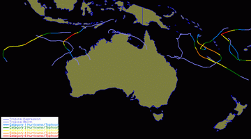 Joint Typhoon Warning Centre Data