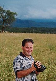 Jimmy Deguara with storm in the back ground