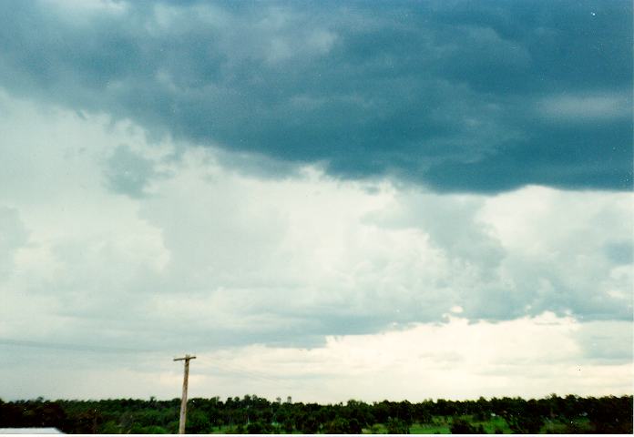 cumulonimbus thunderstorm_base : Schofields, NSW   17 February 1990