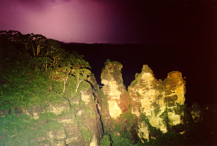 lightning lightning_bolts : Katoomba, NSW   17 February 1990