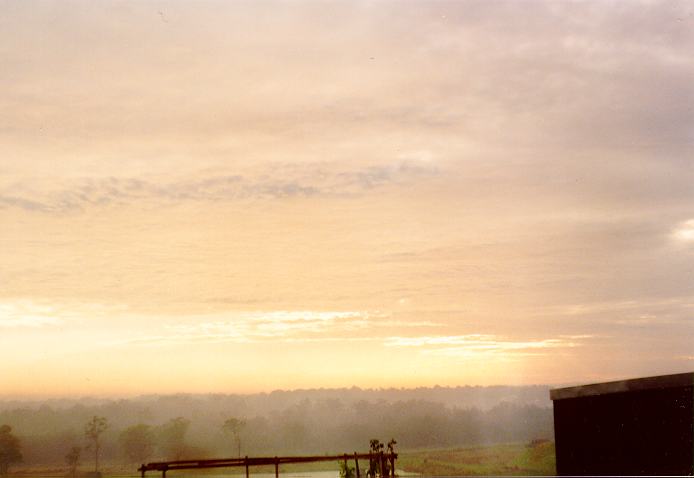 sunrise sunrise_pictures : Schofields, NSW   11 March 1990