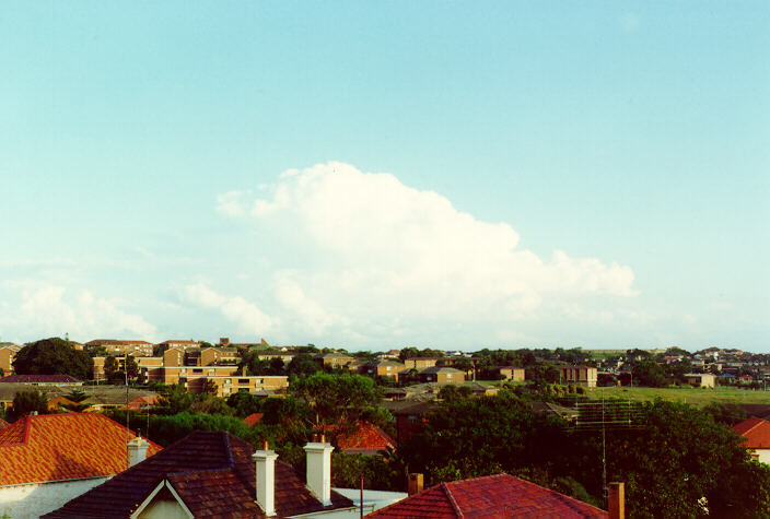 cumulus congestus : Coogee, NSW   2 April 1990