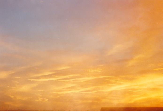 sunrise sunrise_pictures : Schofields, NSW   14 April 1990