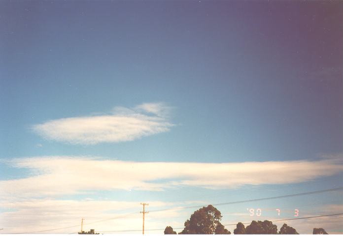 cirrus cirrus_cloud : Schofields, NSW   3 July 1990