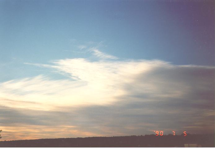 altostratus altostratus_cloud : Schofields, NSW   5 July 1990
