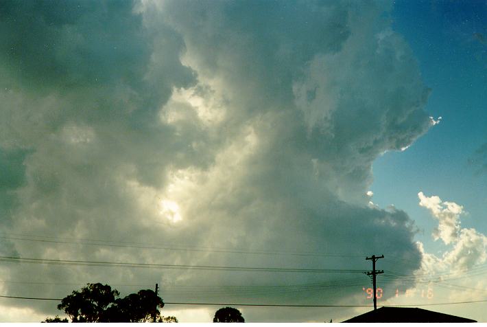 cumulus congestus : Schofields, NSW   16 November 1990