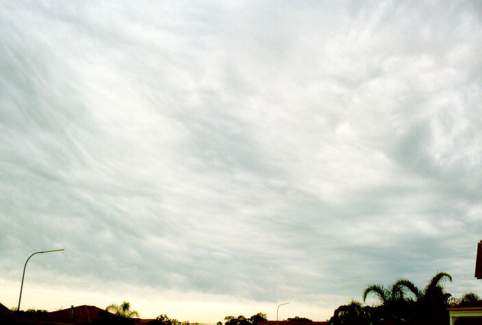 altostratus altostratus_cloud : Oakhurst, NSW   23 June 1991