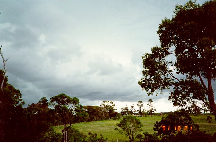 cumulonimbus thunderstorm_base : Wyee, NSW   21 December 1991