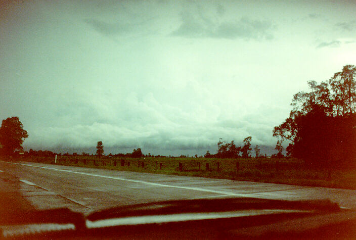 cumulonimbus thunderstorm_base : Clybucca, NSW   4 January 1992