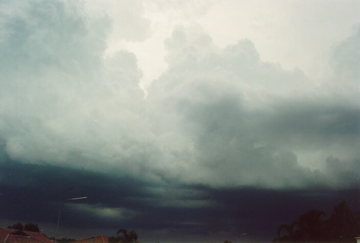 cumulonimbus thunderstorm_base : Oakhurst, NSW   12 February 1992