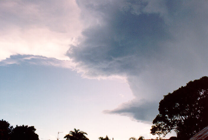 cumulonimbus thunderstorm_base : Ballina, NSW   28 December 1992