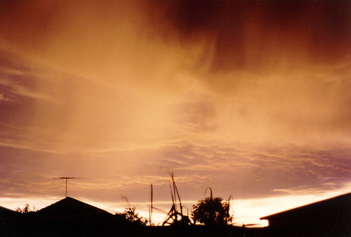 sunset sunset_pictures : Oakhurst, NSW   5 April 1993