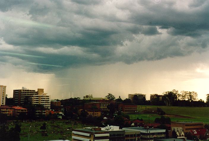 cumulonimbus thunderstorm_base : Parramatta, NSW   19 November 1993