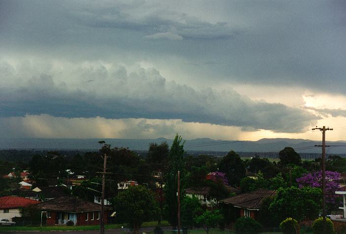 raincascade precipitation_cascade : Riverstone, NSW   19 November 1993