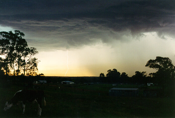 cumulonimbus thunderstorm_base : Riverstone, NSW   19 November 1993