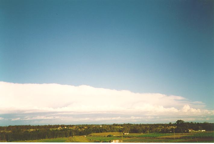 cumulonimbus supercell_thunderstorm : Schofields, NSW   26 December 1993