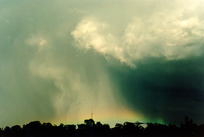 cumulonimbus thunderstorm_base : Oakhurst, NSW   17 January 1994