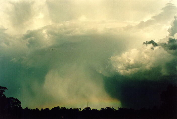 cumulonimbus thunderstorm_base : Oakhurst, NSW   17 January 1994