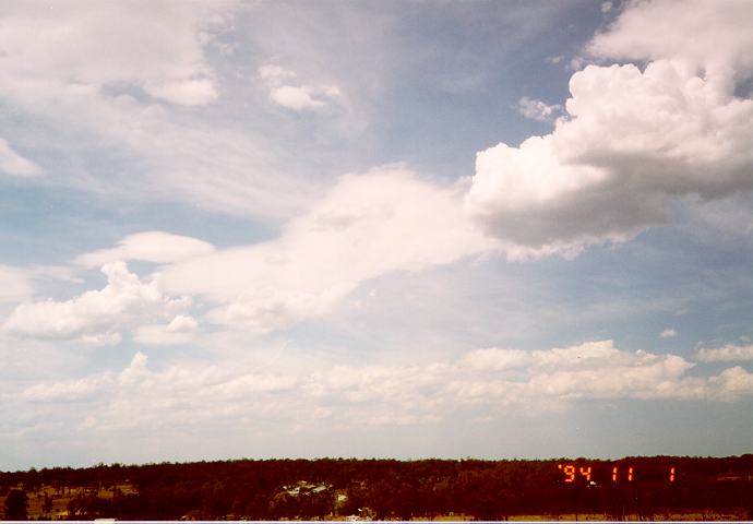 cirrus cirrus_cloud : Schofields, NSW   1 November 1994